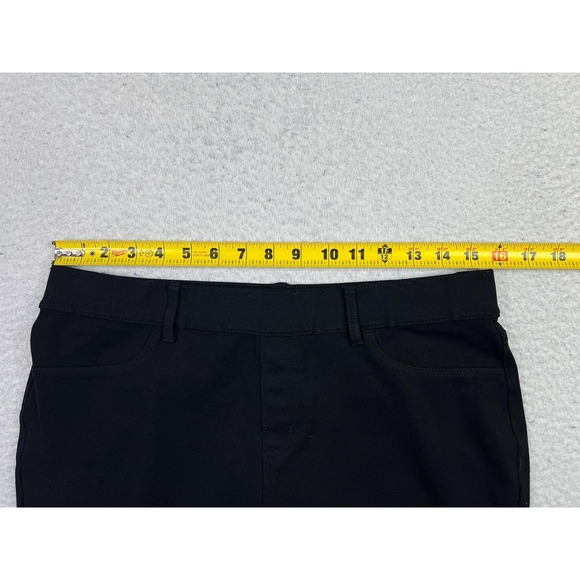 Eddie Bauer Pants Womens 10 Black Stretch Ponte Skinny Ankle 5-Pocket Casual - Picture 9 of 13